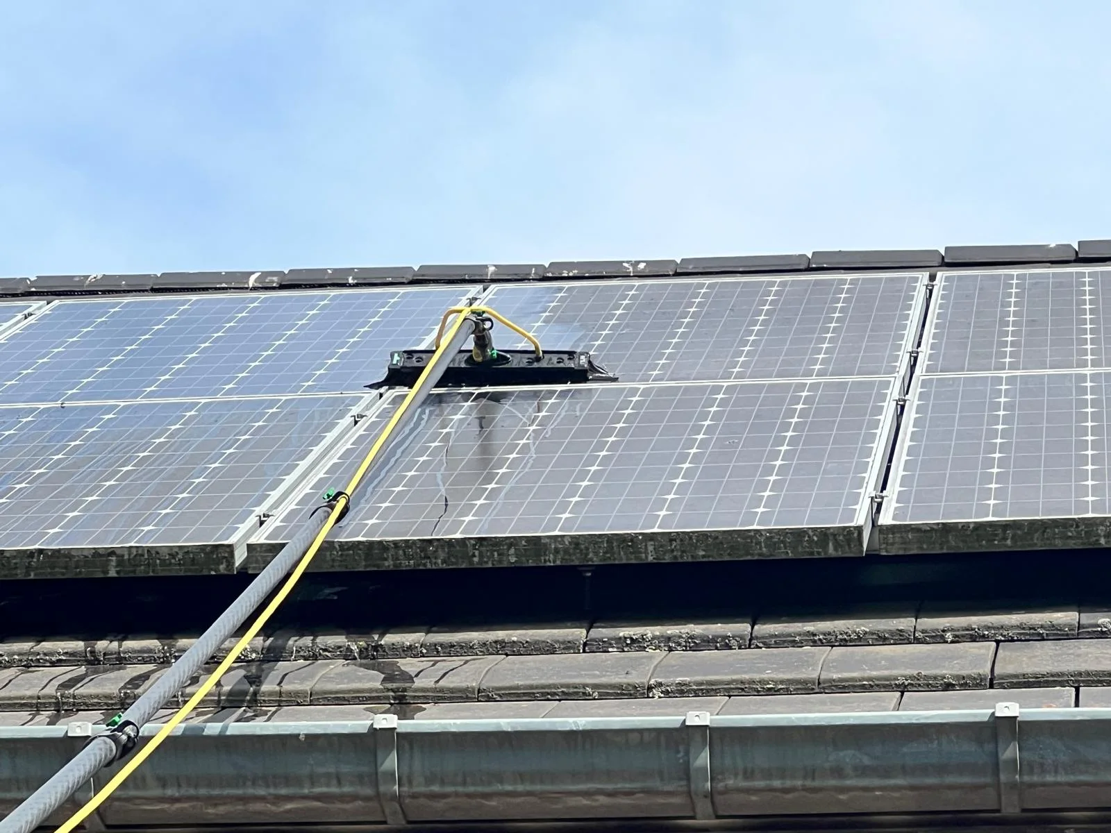 Nettoyage de panneaux solaires